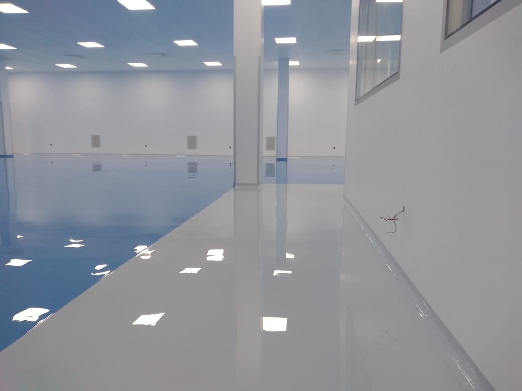 Piso de Mortero Epóxico Acabado Autonivelante